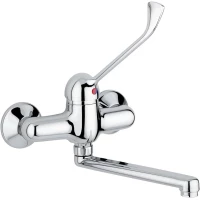 Смеситель для раковины Nofer 07201.B медицинский, локтевой, хром