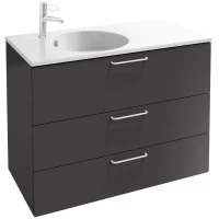 Тумба серый антрацит 100 см Jacob Delafon Odeon Rive Gauche EB2534-R6-N14