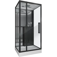 Душевая кабина 100x90x215 см Grossman GR266 прозрачное