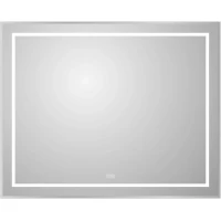Зеркало BelBagno Kraft SPC-KRAFT-1000-800-LED-TCH-WARM 100x80 см, с LED-подсветкой, сенсорным выключателем, антизапотеванием, алюминий