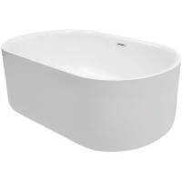 Акриловая ванна Kerasan Nolita 535001 145x78,7 см, отдельностоящая, белый