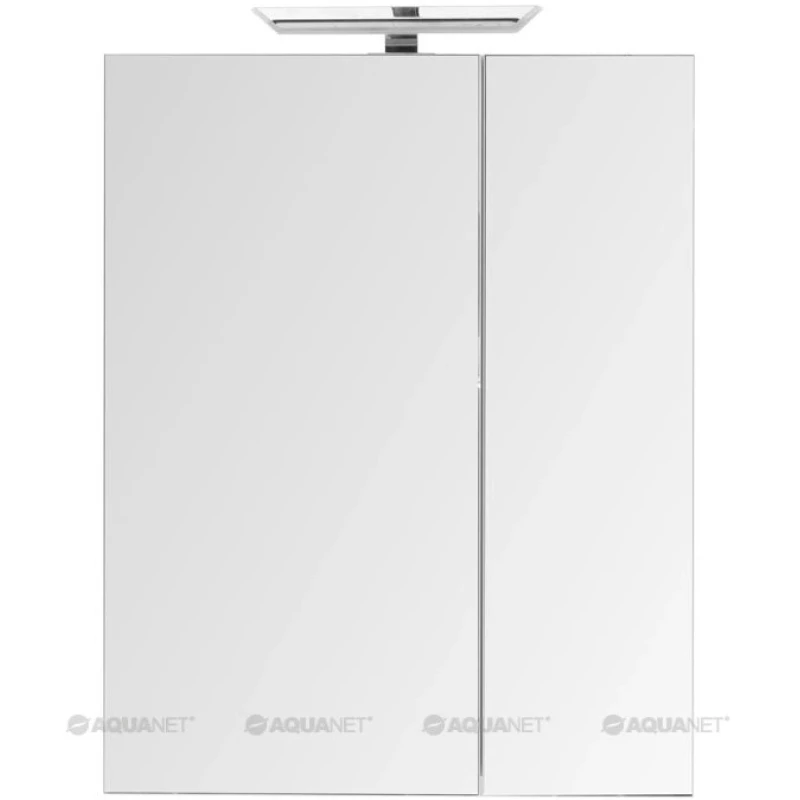 Зеркальный шкаф 70x87,3 см L белый Aquanet 00202088
