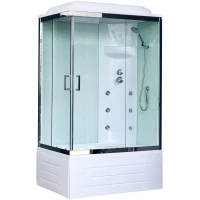 Душевая кабина 100x80x217 см Royal Bath RB8100BP3-WT-CH-R прозрачное