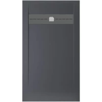 Душевой поддон Allen Brau Infinity 8.21005-AM 140x90 см, из литьевого мрамора, прямоугольный, антрацит матовый