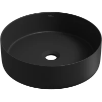 Раковина-чаша Wellsee Coax 323511000 40x40 см, накладная, черный матовый