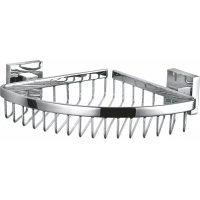 Полка для ванной Wonzon & Woghand Polo WW-8944 22,3x22,3 см, угловая, хром