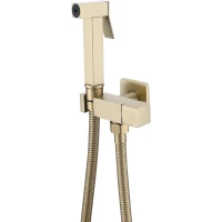 Гигиенический душ Savol S-FXQ009C-1 с держателем, шлангом, золотой матовый