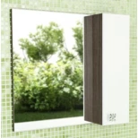 Изображение товара зеркальный шкаф 79,6x75 см дуб солсбери/белый глянец comforty рио 00003126982