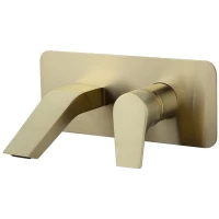 Смеситель для раковины Ramon Soler Urban Chic 212001OC встраиваемый, без донного клапана, золотой матовый