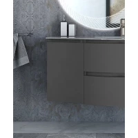 Шкаф одностворчатый 34x55 см Grigio Talpa Opaco L Cezares Vague 54907