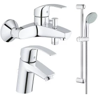 Комплект смесителей (3 в 1) Grohe Eurosmart New 124446