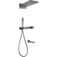 Душевой комплект 555x230 мм Abber Rund AF8753NG