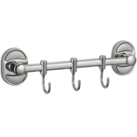 Планка с крючками РМС A5023 для ванны, хром