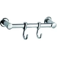 Планка с крючками D-Lin D201851-2 для ванны, хром