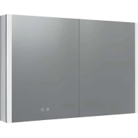 Зеркальный шкаф Aquatek AQ7109-MLC 100x70 см, с LED-подсветкой, сенсорным выключателем, антизапотеванием