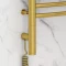 Полотенцесушитель электрический 1000x400 золотой МЭМ левый, перемычка выгнутая Сунержа Богема 3.0 03-5802-1040 - 3