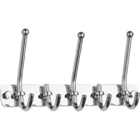 Планка с крючками D-Lin D201854-5 для ванны, хром