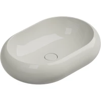 Раковина-чаша GSG Petra PELAV60013 60x42 см, накладная, пергамон глянец