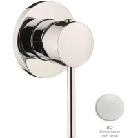 Смеситель для душа Emmevi Piper 45009PI/BIO встраиваемый, белый матовый