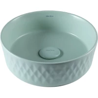 Раковина-чаша Allen Brau Fantasy Romb 4.11033.MT 36x36 см, накладная, мятный
