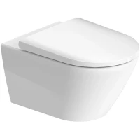 Унитаз подвесной Duravit D-Neo 2577090000 безободковый, альпийский белый