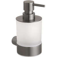 Дозатор для жидкого мыла Bemeta Grino 173109010 200 мл, настенный, графит графит матовый