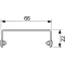Декоративная решетка 843 мм Tece TECEdrainline lines глянцевый хром 600920 - 2