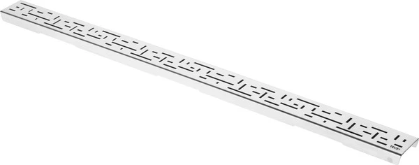 Декоративная решетка 843 мм Tece TECEdrainline lines глянцевый хром 600920 - фото 1