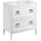 Комплект мебели белый матовый 77,6 см ASB-Woodline Рома 4607947232035 + 27654 + 4607947231755 - 6