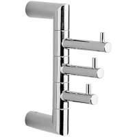 Крючок Cisal System SY09070021 тройной, поворотный, для ванны, хром