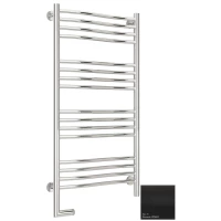 Полотенцесушитель электрический 1000x500 черный матовый МЭМ левый Сунержа Флюид 2.0 31-5220-1050