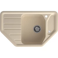 Кухонная мойка GranFest Corner 800E 79x49 см, кашемир