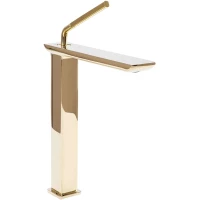 Смеситель для раковины Rea Modo REA-B5665 без донного клапана, золотой