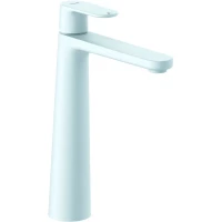 Смеситель для раковины Kludi Louva 242865375 без донного клапана, белый матовый