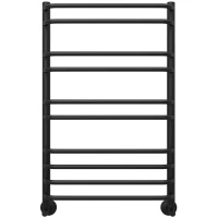 Полотенцесушитель водяной Aquatek Пандора П10 AQ RRC1080BL 800x530, черный матовый