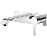 Смеситель для раковины BelBagno Aurora AURORA-BLVM-CRM-W0 встраиваемый, без донного клапана, хром