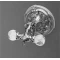 Крючок Art&Max Barocco Crystal AM-1784-Cr-C двойной, для ванны, хром - 2
