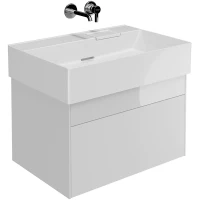 Тумба белый глянец/белый матовый 67 см Kerama Marazzi Logica LOG.70.2\WHT