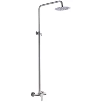 Душевая система Fmark FS8205 200 мм, со смесителем, сатин