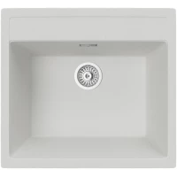 Кухонная мойка PEZARO PZG.560.510-07.ICE 56x51 см, белый