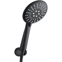 Душевой гарнитур Voda VS102Black 3 режима, черный матовый