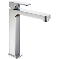 Смеситель для раковины Cisal Cubic CU00354121 без донного клапана, хром