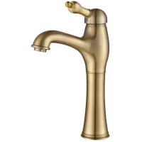 Смеситель для раковины Caprigo Adria Uno Metal Edition 02M-525-vot с донным клапаном, бронза