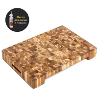 Разделочная доска 50,8x35,6x6,4 см Teakhaus Butcher Block TH601