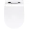 Унитаз подвесной Bond Oval F01-10Long безободковый, с сиденьем микролифт, белый глянец - 5