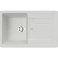 Кухонная мойка TopZero Susanna 780.500-07 Ice 78x50 см, белый