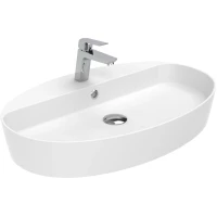 Раковина-чаша Creavit Loop LP171-00CB00E-0000 70x45 см, накладная, белый