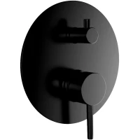 Смеситель для ванны AQUAme Siena AQM8803MB встраиваемый, черный матовый