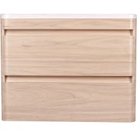 Тумба с раковиной ясень перламутр 80 см Style Line Атлантика ЛС-00000684 + ЛС-00000616