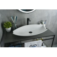 Раковина-чаша GID N9178 74x38 см, накладная, белый